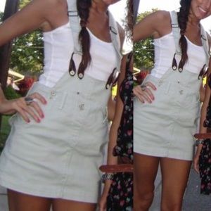 FRENCH CONNECTION Denim Overall Skirt